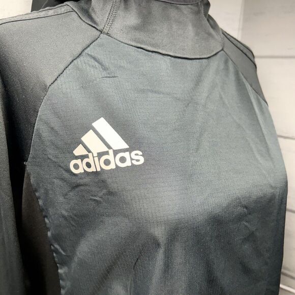 Adidas Tiro 17 Youth Warm Top Shirt Climawarm Sweat Hoodie Soccer Gym Size Large - Picture 3 of 11